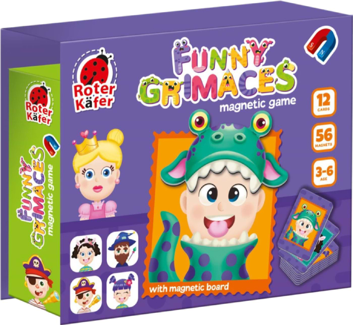 Настольная игра (5-7 лет) Roter Kafer Веселые гримасы (RK2030-07)