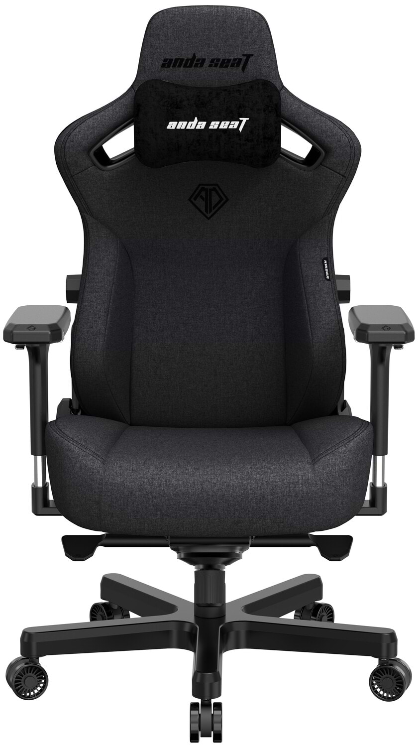 Крісло для геймерів Anda Seat Kaiser 3 Size L Dark Gray Linen Fabric (AD12YDC-L-01-GB-CF) - Фото 1