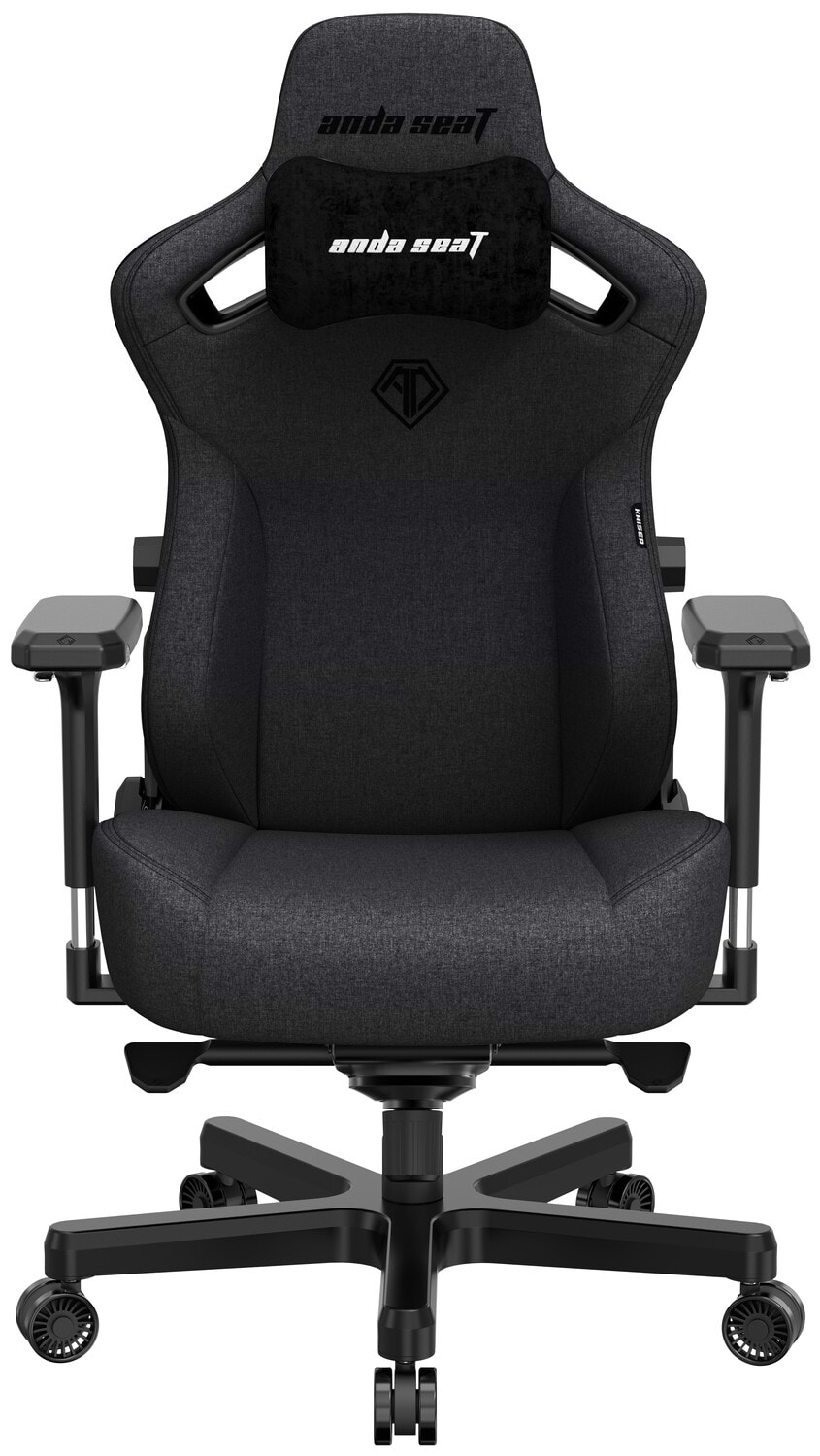 Кресло для геймеров Anda Seat Kaiser 3 Size XL Dark Gray Linen Fabric (AD12YDC-XL-01-GB-CF) - Фото 1
