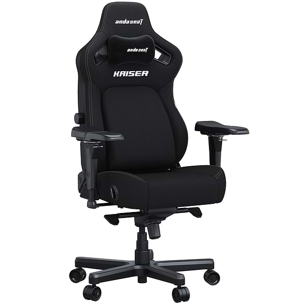 Фото - Крісло для геймерів Anda Seat Kaiser 4 Size L Black Linen Fabric (AD12YDDC-L-20-B-CF)