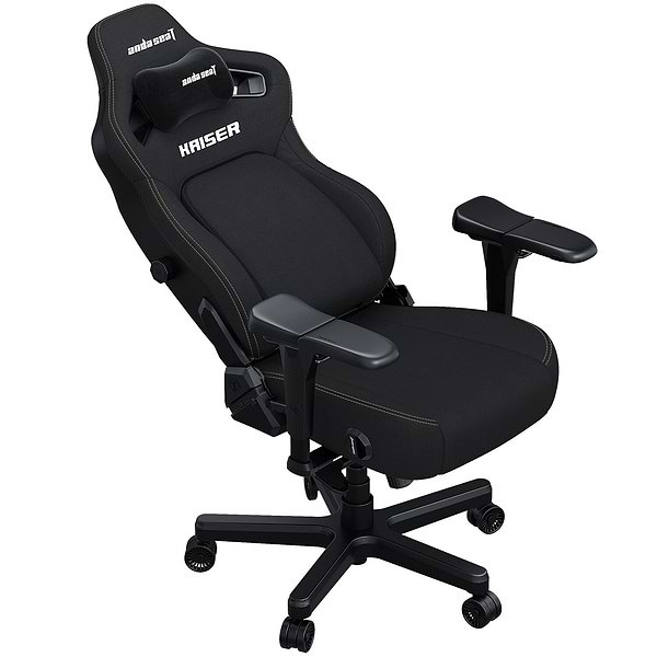Фото - Крісло для геймерів Anda Seat Kaiser 4 Size L Black Linen Fabric (AD12YDDC-L-20-B-CF)