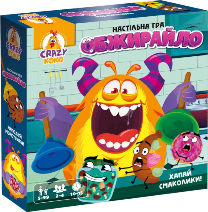 Настільна гра (5-7 років) Vladi Toys Обжирайло (VT8055-41)