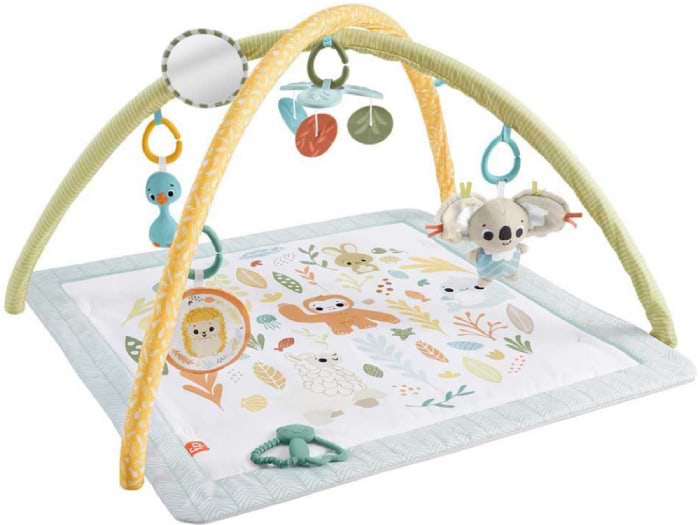 Розвиваючий килимок Fisher-Price "Перші дотики дитини" (HRB15) - Фото 1