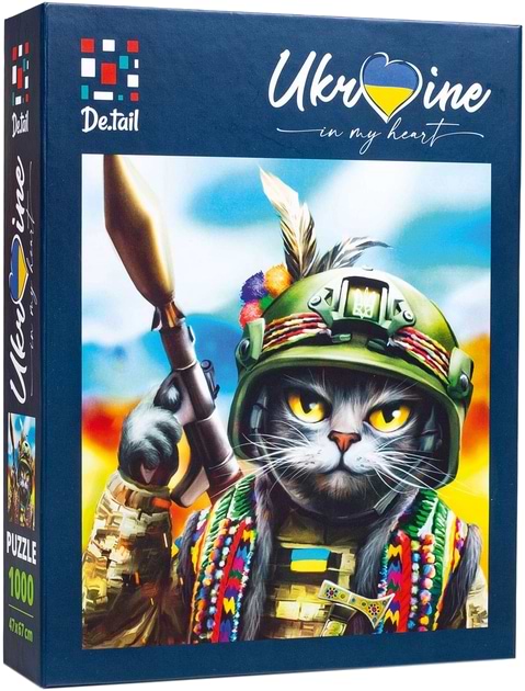 Пазли (8 +) De.tail "Cat grenade launcher" (DT1000-08)