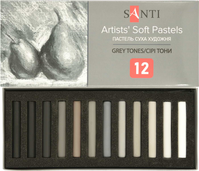 Пастель Santi Grey Tones 12 кол. (353698) - Фото 1