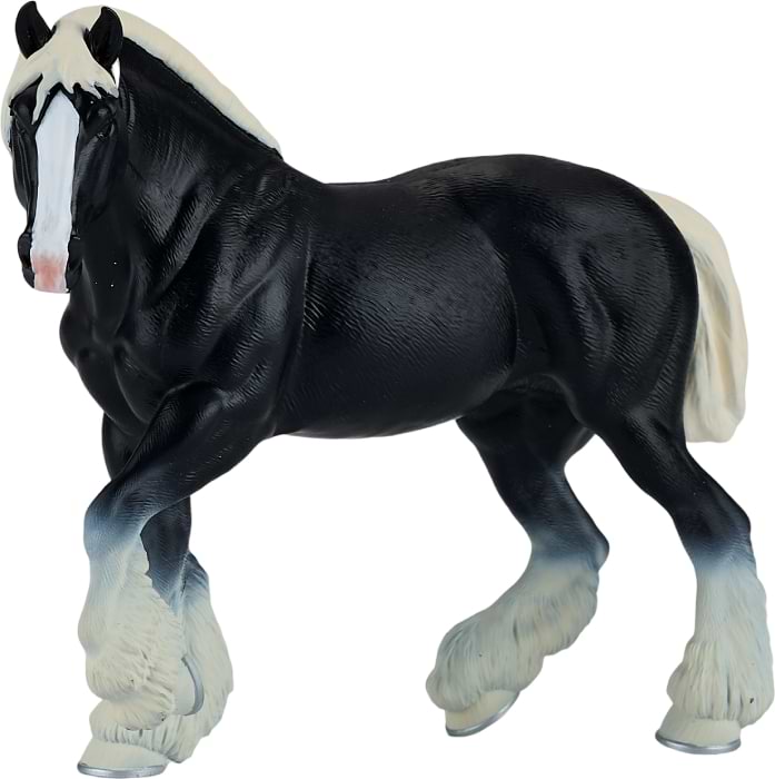 Фигурка животного Mojo Клайдсдейлская черная лошадь (381083)