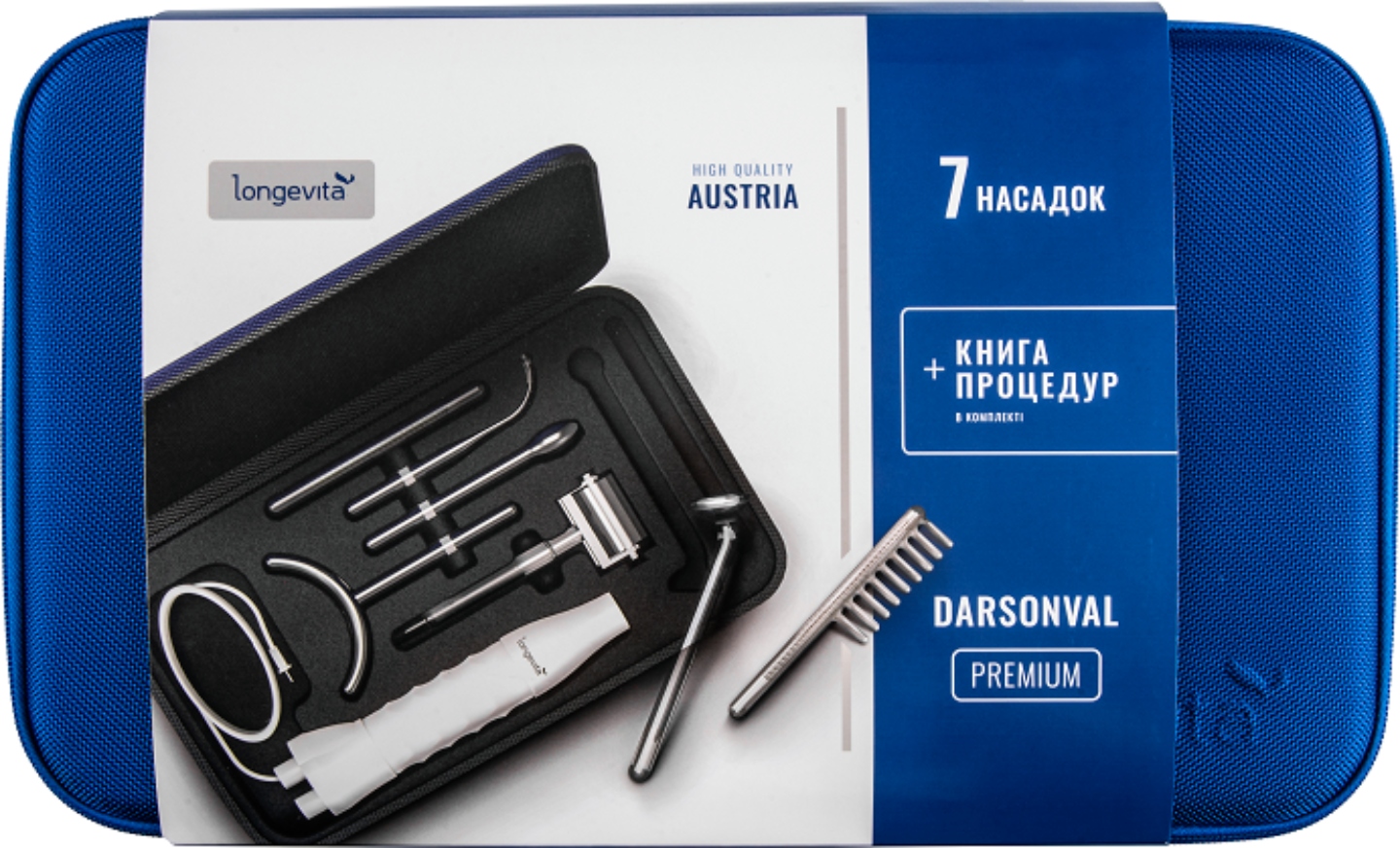 Купити Дарсонваль Longevita PREMIUM JHM-08B - Фото 1 Дарсонваль Longevita PREMIUM JHM-08B - Фото 1