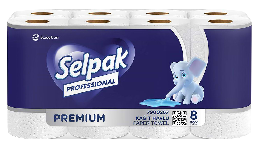 Полотенца бумажные SELPAK Professional Premium кухонные 3-х слой. 8 рул. (32761213)