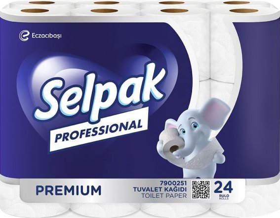 Туалетная бумага SELPAK Professional Premium целлюлозный 3-х слой. 24 рул. (32761823)