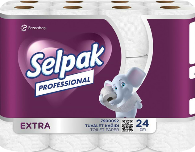 Туалетная бумага SELPAK Professional Extra целлюлозный 2-х слой. 24 рул. (32761833)