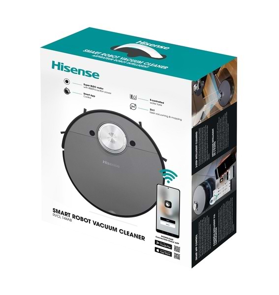Фото - Робот-пылесос моющий Hisense RVCL144AB