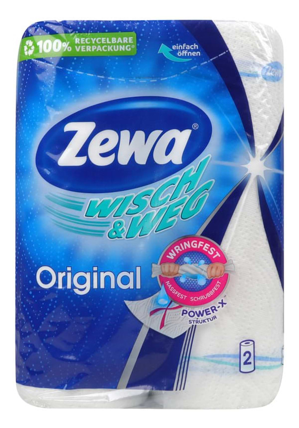Фото - Полотенца бумажные Zewa Wisch&Weg Original 2 рул. (4006670363151)