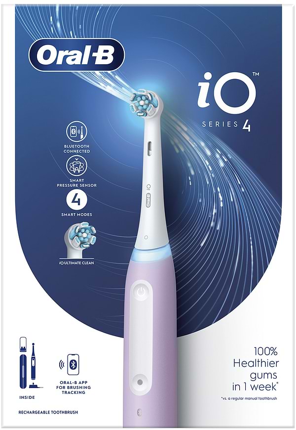 Фото - Зубна щітка електрична Oral-B Braun iO Серія 4 Лаванда (4210201437925)