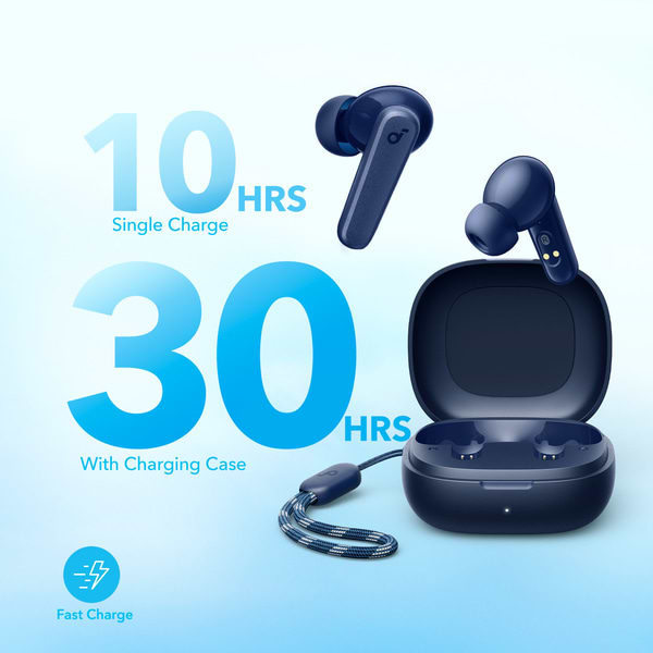 Фото - Наушники вкладыши беспроводные TWS Anker SoundCore R50i Blue (A3949G31)