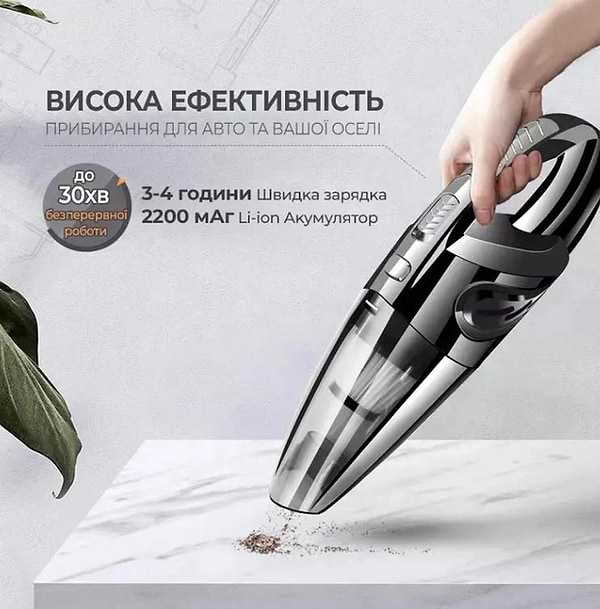 Фото - Пылесос ручной для автомобиля INSPIRE R-6035 (AX-6612)