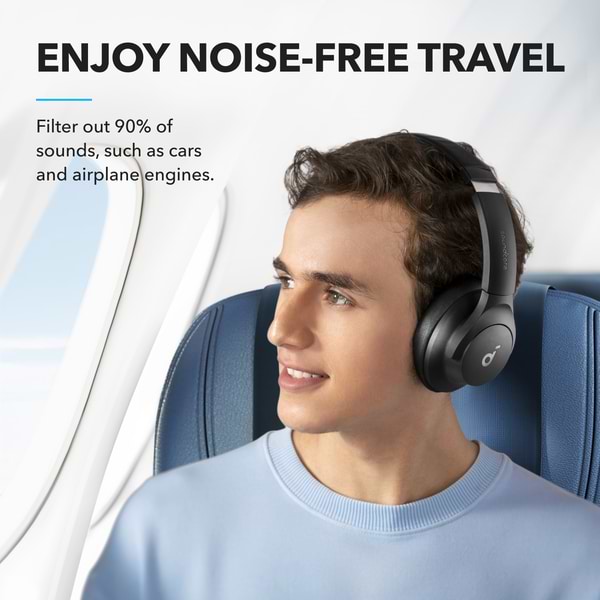 Фото - Навушники повнорозмірні бездротові Anker SoundCore Q20i Black (A3004G11)