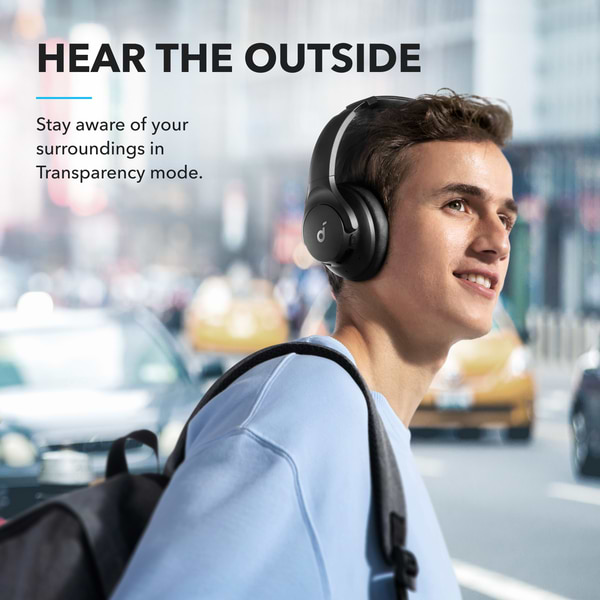 Фото - Навушники повнорозмірні бездротові Anker SoundCore Q20i Black (A3004G11)