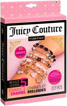 Набір для виготовлення прикрас Make it Real шарм-браслетів Juicy Couture Королівський шарм 117 ел. (MR4431)