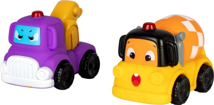 Базовый игровой транспорт для малыша Baby Team Машинки (8603_набор с бетоносмесителем)