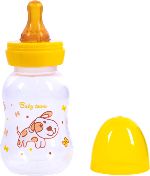 Пляшка для годування Baby Team 125 мл (1300_собачка)