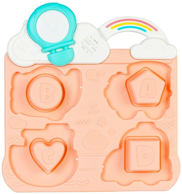 Фото - Сортер Baby Team пазл (8648_транспорт розовый)