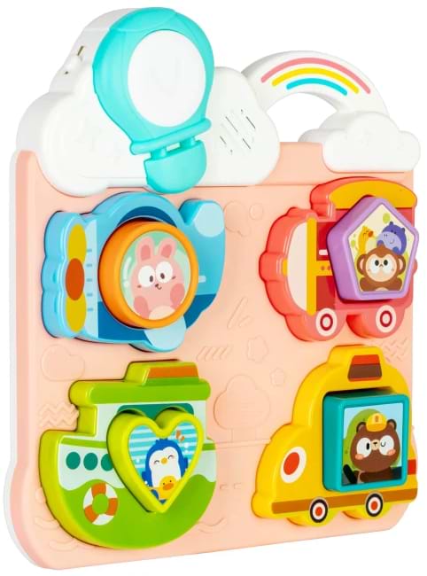 Фото - Сортер Baby Team пазл (8648_транспорт розовый)