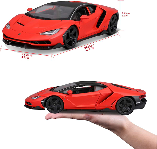 Фото - Колекційна машинка 1:18 Maisto Lamborghini Centenario (31386 orange)