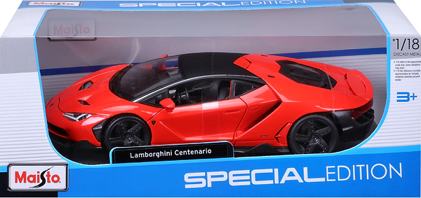 Фото - Колекційна машинка 1:18 Maisto Lamborghini Centenario (31386 orange)