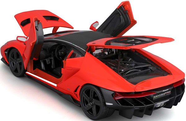 Фото - Колекційна машинка 1:18 Maisto Lamborghini Centenario (31386 orange)