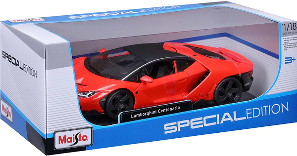 Фото - Колекційна машинка 1:18 Maisto Lamborghini Centenario (31386 orange)