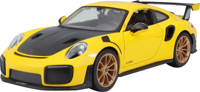 Колекційна машинка 1:24 Maisto Porsche 911 GT2 RS (31523 yellow)