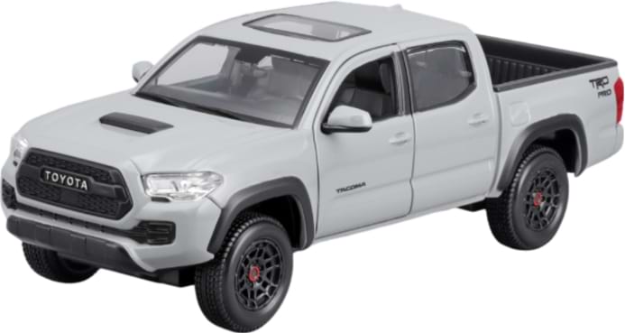 Колекційна машинка 1:24 Maisto 2023 Toyota Tacoma TRD TRO (32910 grey)