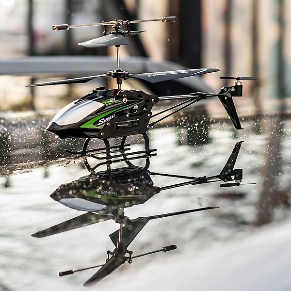 Фото - Радіокерований вертоліт Syma S5H Black