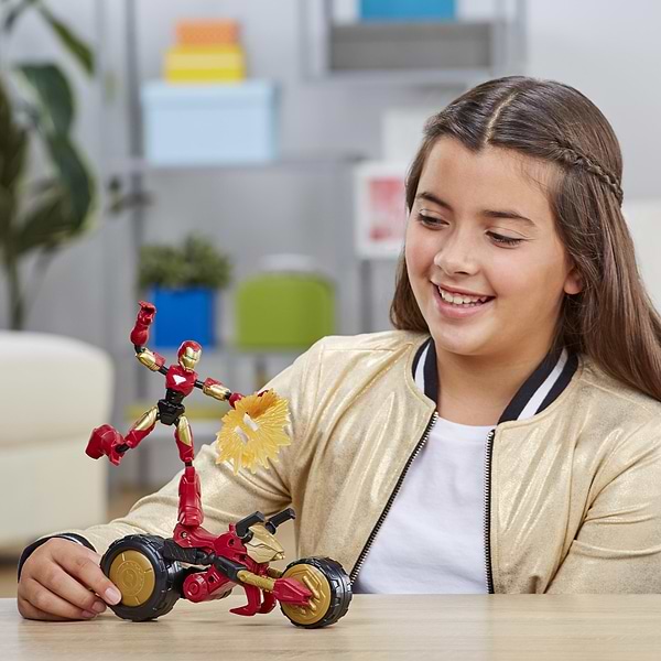 Фото - Колекційна фігурка Hasbro Месники: Фігурка Залізної, з аксесуаром, серія Бенді (F0244)