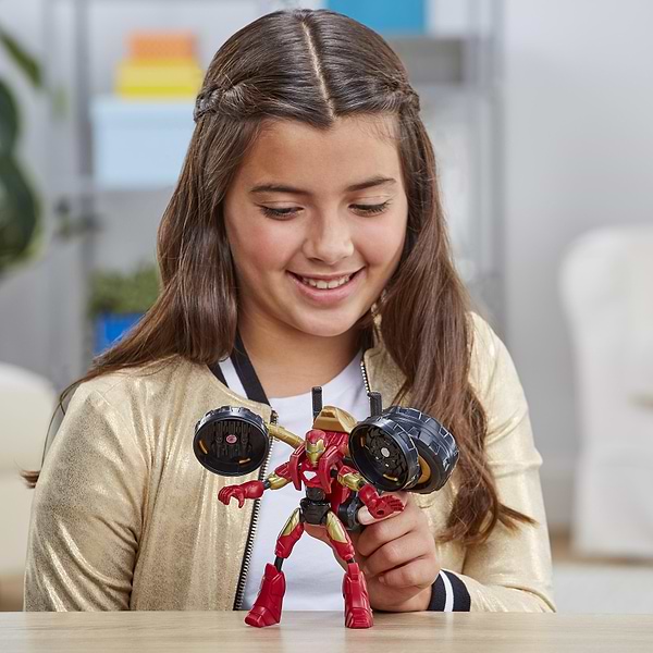 Фото - Колекційна фігурка Hasbro Месники: Фігурка Залізної, з аксесуаром, серія Бенді (F0244)