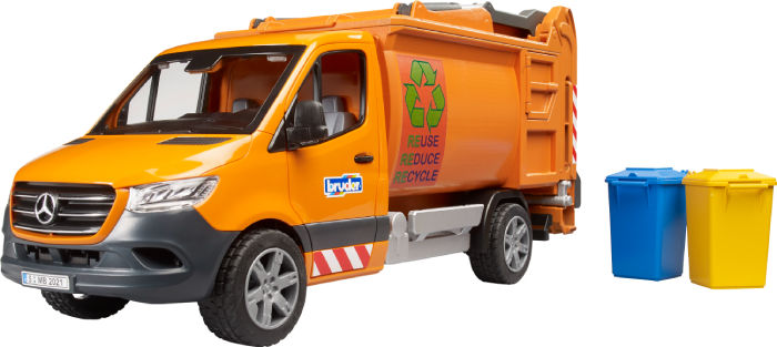 Наземна спецтехніка BRUDER Сміттєвоз MB Sprinter (02682)