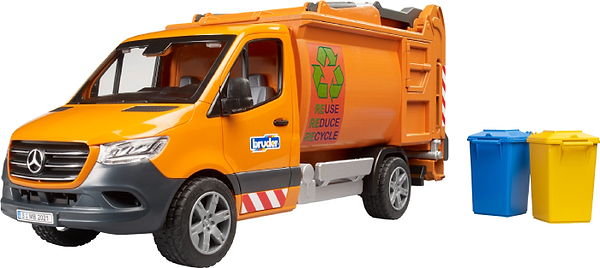 Фото - Наземная спецтехника BRUDER Мусоровоз MB Sprinter (02682)