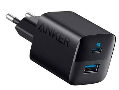 Сетевое зарядное устройство Anker PowerPort 323 - 33W Dual-Port USB-C Black (A2331G11) - Фото 1