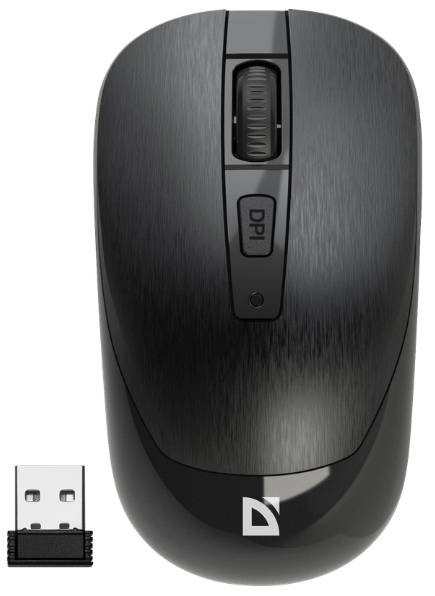 Фото - Миша бездротова Defender Wave MM-995 Black (52995)
