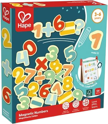 Фото - Настільна гра (3-4 роки) Hape Цифри 54 шт. (E2007) Фото - Настільна гра (3-4 роки) Hape Цифри 54 шт. (E2007)