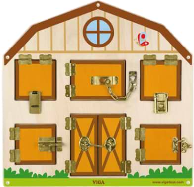 Бизиборд-доска Viga Toys Домик на ферме (51627FSC)