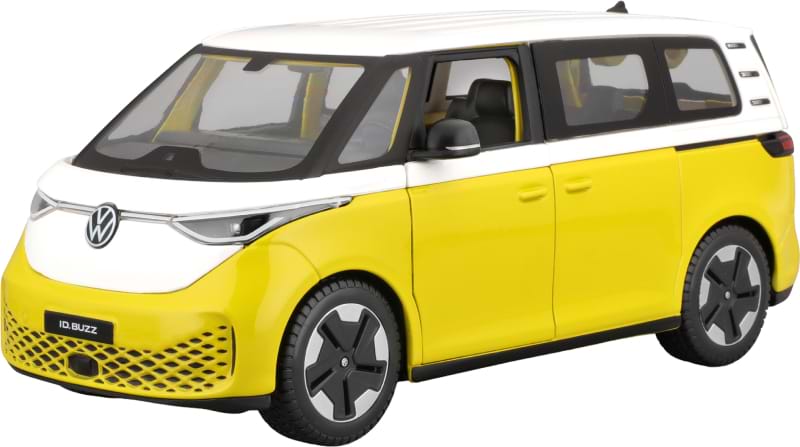 Коллекционная машинка 1:24 Maisto 2023 Volkswagen ID. Buzz (32914 white/yellow)