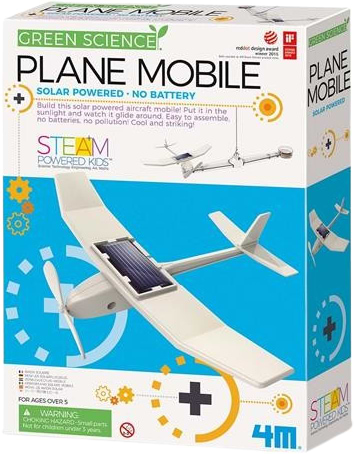 Електронний конструктор 4М Літак на сонячній батареї (00-03376)