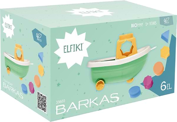 Фото - Сортер ELFIKI кораблик Barkas 6 ел. (39800)