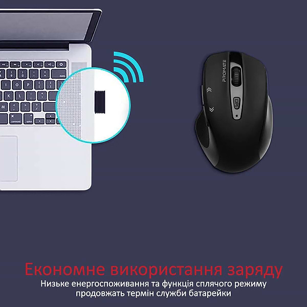 Фото - Миша бездротова Promate Cursor Black