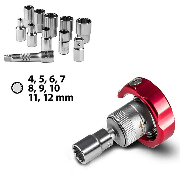 Фото - Викрутка зі змінними бітами Trotec 40 шт. Bit and Socket Wrench Set (6200001005)