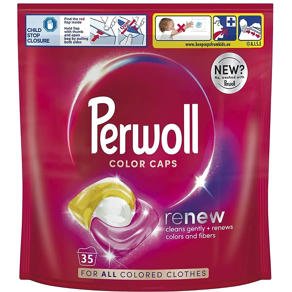 Фото - Капсули для прання Perwoll д/кольорових речей 35шт