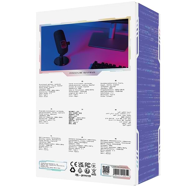 Фото - Микрофон для компьютера проводной Proove Gaming Odius Black (GMOD00022401)
