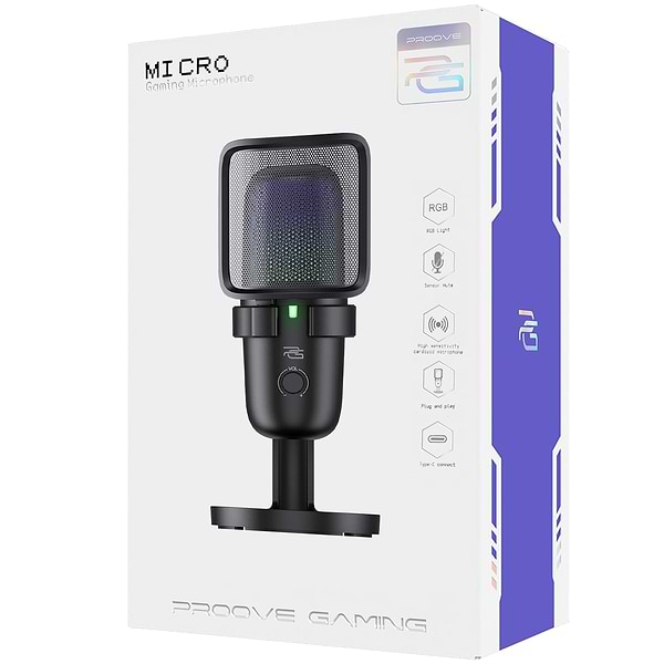 Фото - Мікрофон до комп'ютера Proove Gaming Micro Black (GMMC00022401)
