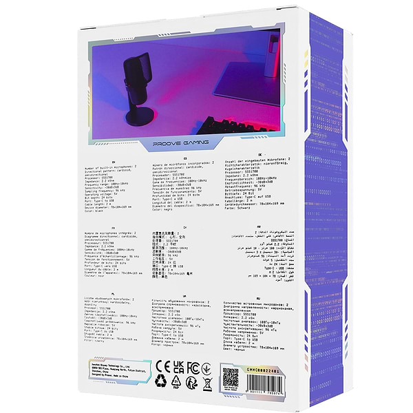 Фото - Мікрофон до комп'ютера Proove Gaming Micro Black (GMMC00022401)